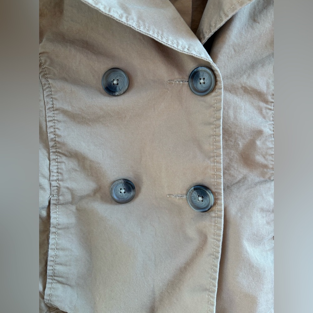 Old Navy Vintage Trench-Style Peacoat Jacket (2007) - Picture 4 of 7